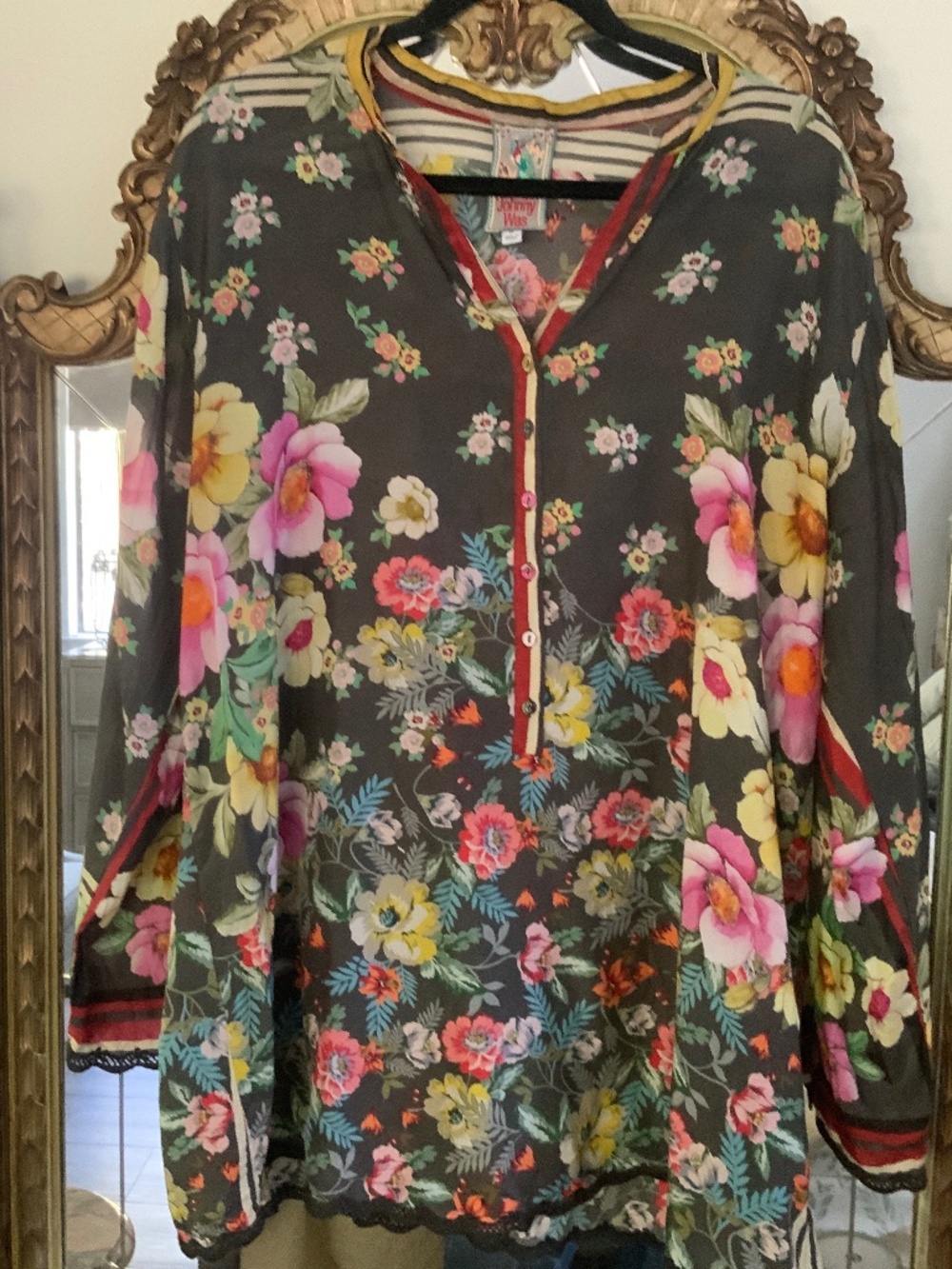 Johnny Was Silk Tunic